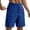 Blue, variant on ibiyuan Mens Athletic Shorts Mens Shorts Casual Chino Work Shorts Breathable Elastic Waist Sweat Shorts Men Drawstring Straight Leg Summer Shorts Summer Beach Golf Shorts
