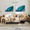 thumbnail image 4 of Elephant Stock Powerful Ocean Wave Wall Art - Horizontal Canvas Wall Art - Living Room Wall Decor - Beach Canvas - Teal And Blue Decor - 39" x 26", 4 of 8