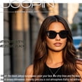 thumbnail image 2 of Gafas de sol Joopin Black Cateye Acetate polarizadas para mujer, 2 of 7