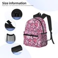 thumbnail image 5 of Vsdgher Sweet Heart Print Unisex Large Capacity Bookbag Schoolbag Casual Daypack for High School/College/Teens/Travel/Work, 5 of 8