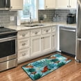 thumbnail image 2 of SKYSONIC 39x20 Inch Area Rug Tropical Palm Leaves Door Mat Washable Non-Slip Throw Floor Carpet, 2 of 7