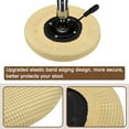 thumbnail image 3 of 4 piezas Fundas de taburete redondo, Fundas de silla redonda Diámetro 12-14", Cojines de asiento de silla redonda Beige, 3 of 6