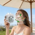 thumbnail image 7 of Mini Air Cooler Portable Desktop Fan Humidifier USB Powered Quiet Small Room Home Office, 7 of 7