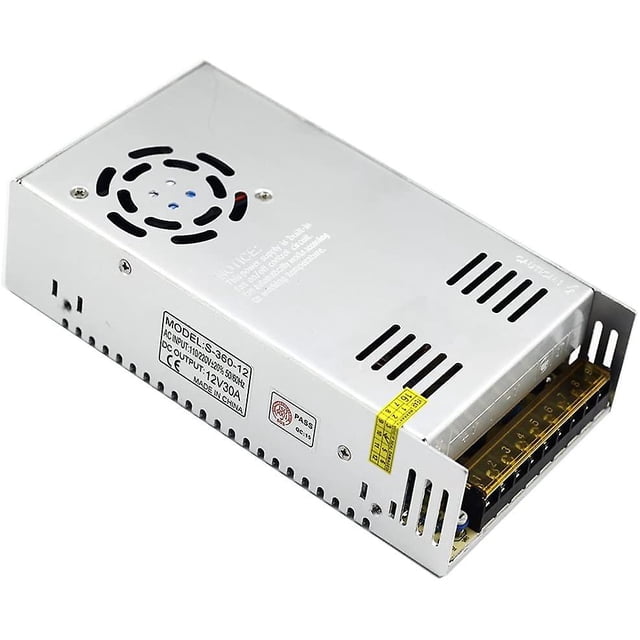 Fuente de alimentación conmutada regulada universal 12v 30a Dc 360w adecuada para varios proyectos Afortunado Sencillez