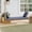 Natural + Acacia Wood + Foam, variant on Acacia Wood Porch Swing Bench Outdoor Hanging Swing Chair with Cushion & Pillows 400LBS Weight Capacity 10.8FT Hemp Rope Swing Seat Weather Resistant Patio Swing Furniture for Backyard Garden Lawn
