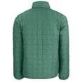 thumbnail image 3 of Men's Cutter & Buck  Hunter Green Ivy League Rainier PrimaLoft Eco Insulated Full-Zip Puffer Jacket, 3 of 3