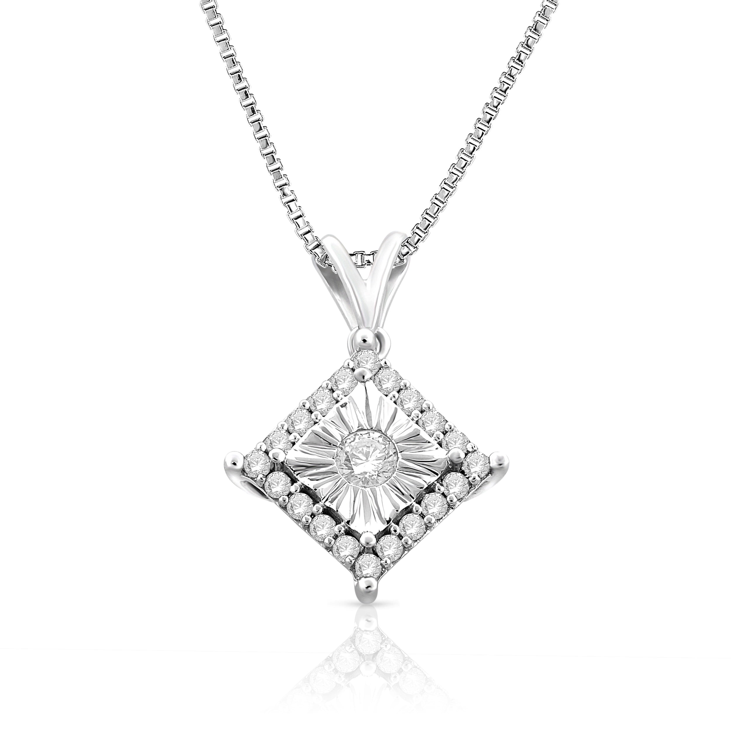 NATALIA DRAKE 1/4 Diamond Square Halo 