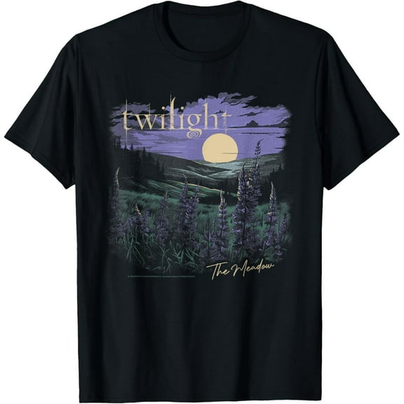 Twilight Saga The Meadow Flowers and Moon Souvenir Movie T-Shirt