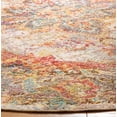 thumbnail image 3 of SAFAVIEH Crystal Odran Oriental Area Rug, Cream/Rose, 7' x 7' Round, 3 of 8