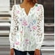 thumbnail image 2 of Ropa de encaje para mujer, camisas de calle para mujer, Tops Vintage Y2k, camisetas de moda para primavera y otoño, camisetas casuales elegantes, 2 of 4