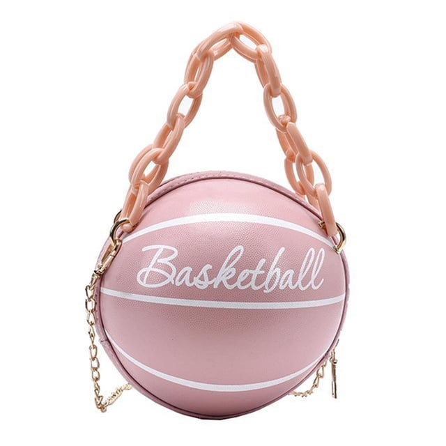 Bolso de Mujer Zulema Cuero de PU con Cadena Gráfico Totalizador Rosado