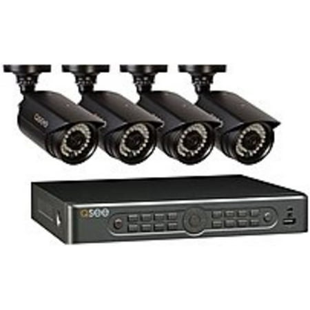 Q-See QT5682-4V3-1 4 Camera Security Surveillance System ...