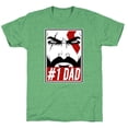 thumbnail image 2 of #1 Dad: Kratos Unisex Triblend Tee, 2 of 6