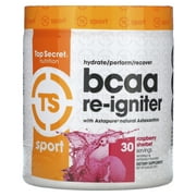 Top Secret Nutrition - BCAA Re-Igniter with Astapure Natural Astaxanthin 30 Servings Raspberry Sherbet - 9.8 oz.