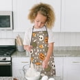 thumbnail image 4 of Halloween Skulls Pumpkins and Cauldrons Kids Aprons for Girls and Boys,Adjustable Neck Strap Toddler Aprons for Kids Cooking Baking, 4 of 7
