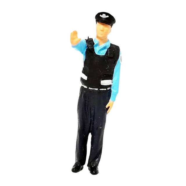 MERIGLARE 1/64 Diorama Figures Miniature Train Railway Figures for Layout Decoration Micro B