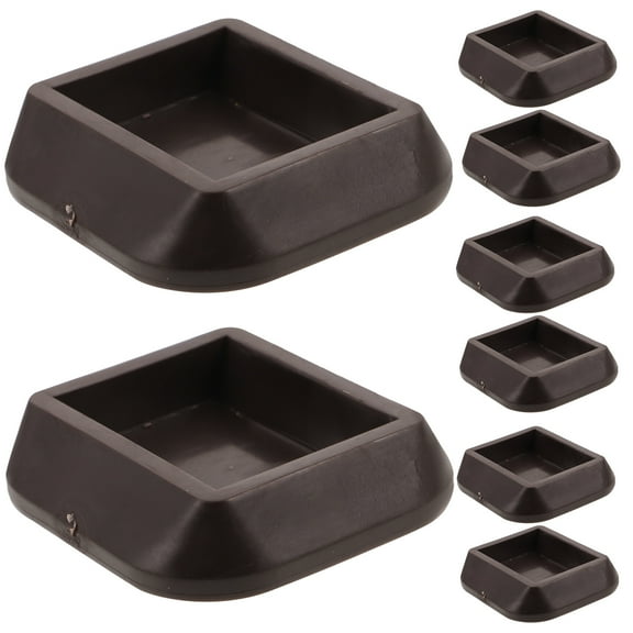 DECOMELODY 8Pcs Silicone Bed Stoppers Furniture Cups for All Floors and Wheels of Sofas Beds Chairs 1.9In