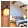 thumbnail image 3 of RHAFAYRE Lámpara de pared LED para interiores sin luz Lámpara de pared interior creativa Lámpara de madera LED Iluminación de pared arriba y abajo para dormitorio infantil Escaleras Pasillo Blanco cálido oso de fresa Electrónica, 3 of 4