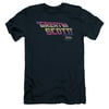 Back To The Future Science Fiction Movie Great Scott Adult Slim T-Shirt Tee