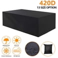 thumbnail image 1 of LEEYNEER Rectangular Patio Table Cover Heavy Duty Waterproof Outdoor Furniture Set Cover, 1 of 9