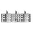 thumbnail image 3 of Campbell, Colin 18x10 Black Modern Framed Museum Art Print Titled - South Elevation, Longleat, 3 of 5