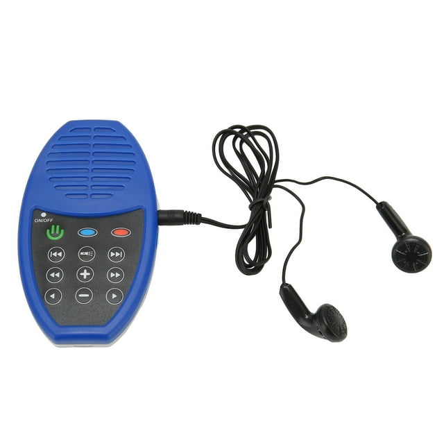 Compact LED Design Bible Player 4G Capacity Portable Electronic Reader with Solar Charging, LED Light for Bible Listener