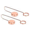 thumbnail image 4 of 2Pcs Card Holder Adhesive Wall Stickers Postcard Clip Picture Hanging Clips, Metal Note Clips, Desktop Decoration For Photo Home Home Decoration Rose Gold, 4 of 8