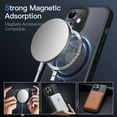 thumbnail image 3 of JETech Magnetic Case for iPhone 12 Mini 5.4-Inch Compatible with MagSafe, Translucent Matte Back Slim Shockproof Phone Cover (Black), 3 of 6