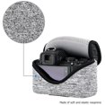 thumbnail image 4 of Neoprene Camera Case Pouch for Nikon Z50 + 16-50mm Lens with Lens Hood - Gray, 4 of 5