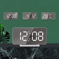 thumbnail image 3 of Escritorio de reloj LED Baoblaze para adultos con función de despertador reloj digital, 3 of 7
