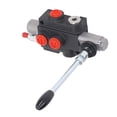thumbnail image 4 of Hydraulic Flow Control Valve Kit 1 Spool Double Acting with Adjustable Relief Bar Control Handle Tractor Accessory, 4 of 5