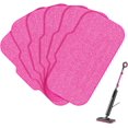 thumbnail image 1 of Schenley 6-Pack Microfiber Pads for Steam Mop Cleaner, Washable and Reusable Replacement Mop Pads, Accessories Compatible with Schenley Steam Mop SLFCSM054, 1 of 7