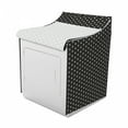 thumbnail image 2 of Art Deco Washer Cover, Minimalist Monochrome Pattern with Big Little Spotted Shapes on Dark, Decorative Accent for Laundromats, 29" x 28" x 40", Charcoal Grey and Ivory, by Ambesonne, 2 of 3