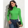 thumbnail image 4 of PrettyGuide Women's Ribbed Turtleneck Long Sleeve Sweater, 4 of 8