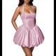 thumbnail image 3 of Vestido Halter Sin Mangas para Mujer, Informal, con Lazo, Espalda Descubierta, Corsé, Vestido de Fiesta con . Rosa M, 3 of 6