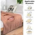 thumbnail image 5 of Funny Face Blanket Flannel Fleece Throw Blankets 50"X40" Soft Cozy Winter Fall Blanket Fuzzy Plush Home Decor For Couch Bed Sofa Living Room Bedroom, 5 of 5