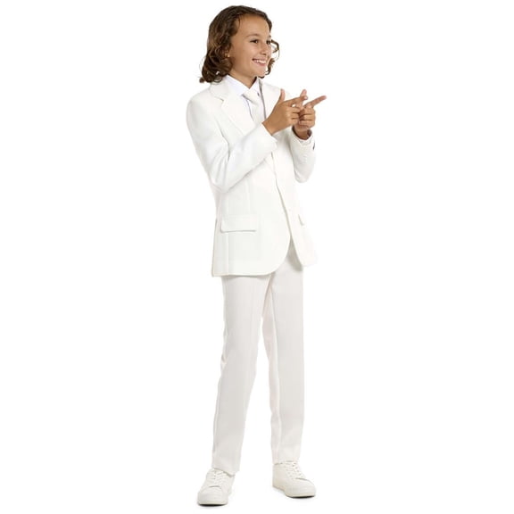 Suitmeister Boys' Suits BOYS Solid White - S White