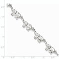 thumbnail image 3 of Sterling Silver Elephants Bracelet, 3 of 4