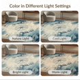 thumbnail image 7 of ODIKA 8'x10' Washable Area Rug Navy Blue Vintage Nautical Compass Design Ocean Theme, Marine Life Treasure Map with Octopus for King Size Bedroom Under Bed, Master Suite, Non-Shedding, Easy Care, 7 of 7