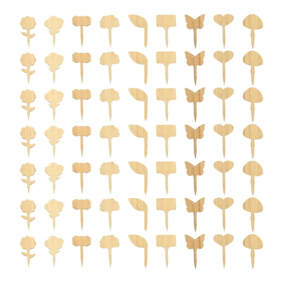 90pcs Garden Plant Identify Board Plant Name Tags Bamboo Labels Garden Labels