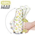 thumbnail image 6 of 40oz Tropical Pineapple Pattern Stainless Steel Flip Straw Tumbler Spill Proof Travel Cup Double Wall Vacuum Insulated Coffee Mug with Top Handle, 6 of 6