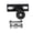 Double holes, variant on CEORPER High Strengths Iron Wheel Lifting Rope Pulley Block with Hook Winch Hook