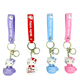 thumbnail image 2 of Venta al por mayor promocional personalizado 3d lindo Hello Kttiy llavero Hellokitty Sanrio perro de orejas grandes Rana llaveros de goma con llave de Metal, 2 of 4