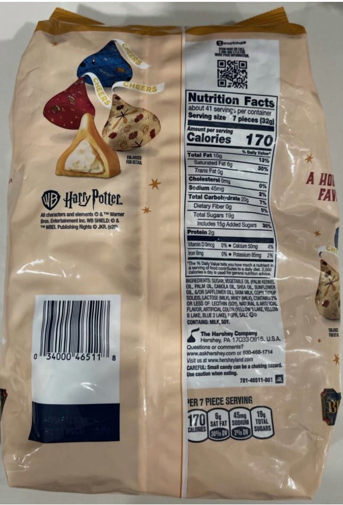 Hershey's Harry Potter Butterbeer Kisses 2 Lb Bag