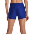 thumbnail image 3 of Under Armour Women's HeatGear Mid Rise 3Γ ¥ Shorts (Royal/White, M), 3 of 3