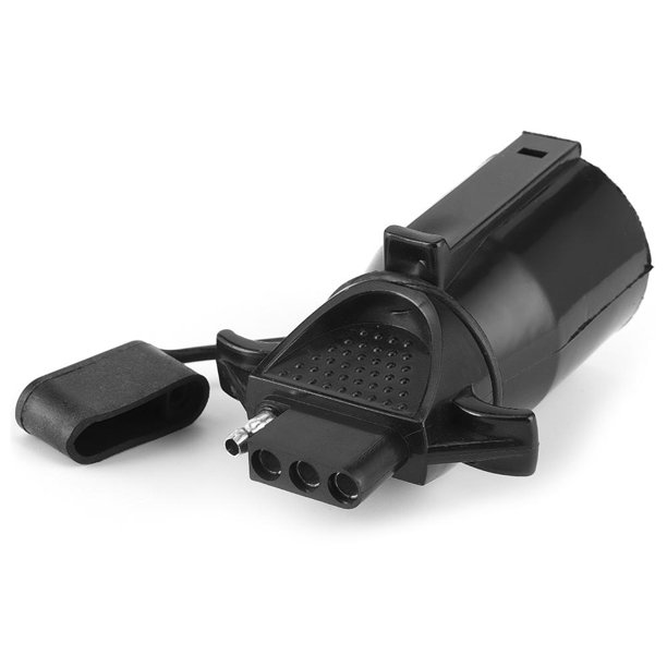 Ymiko Trailer Accessory,Trailer Light Converter,7 Blade To Flat 4 Pin