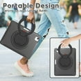 thumbnail image 6 of Allytechgroup iPad 11th Gen 11" Case 2025, iPad 10th Gen 10.9" Case 2022, Military Grade Shockproof Rotating Kickstand Handle Design Kids Friendly Tablet Case Cover for Apple iPad 11th 10th Gen, 6 of 10