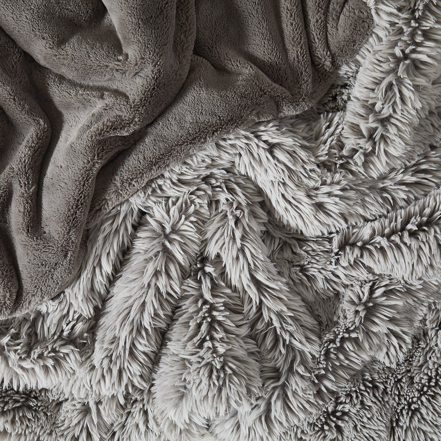 Frye Arctic Light Gray Throw, 60 in x 70 in