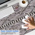 thumbnail image 2 of Long Mouse Pads for Desk,Black Geometric Diamond Striped Pattern Desk Mats on Top Of Desks, Desk Mouse Pad Extra Large with 3mm Non-Slip Base and Stitched Edge for Gaming,Office,Work,Home 47.3"x23.6", 2 of 6