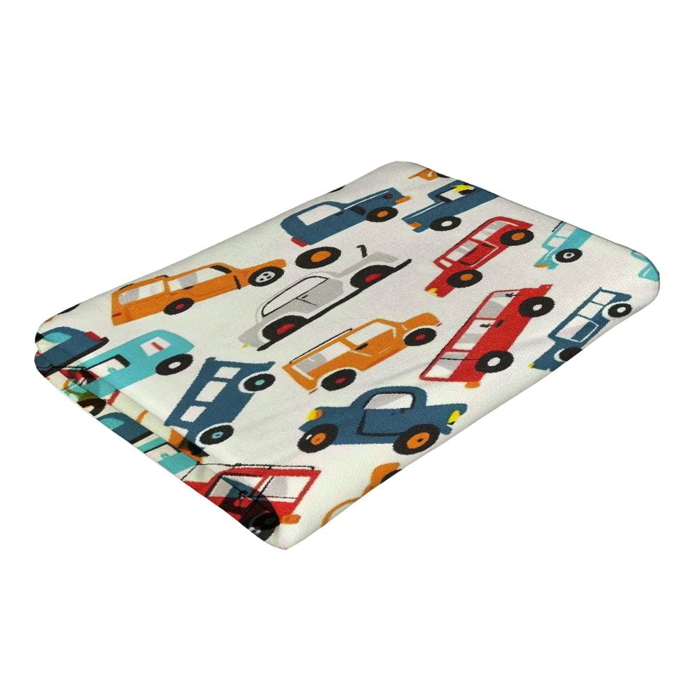 PHYHOO Beach Towel Car Pattern Theme Sand-Free Microfiber Towel Ultra Soft Quick Large Size Dry Pool Towel Absorbent Towel Lightweight Towel for Kids Boys Girls Outdoor Bathroom Swim 30x60in
